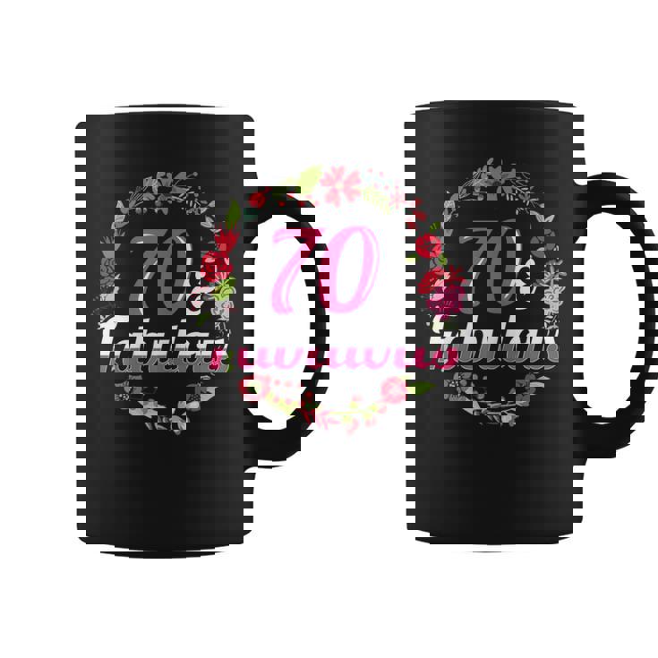 70Th Birthday 70 And Fabulous Coffee Mug