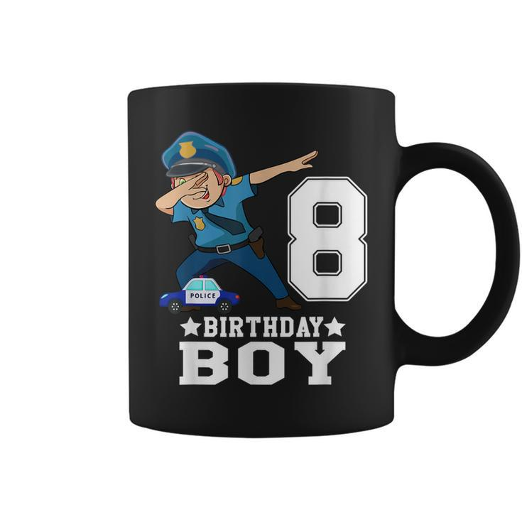 8 Year Old Gifts 8Th Birthday Boy Dabbing Police For Son  Coffee Mug
