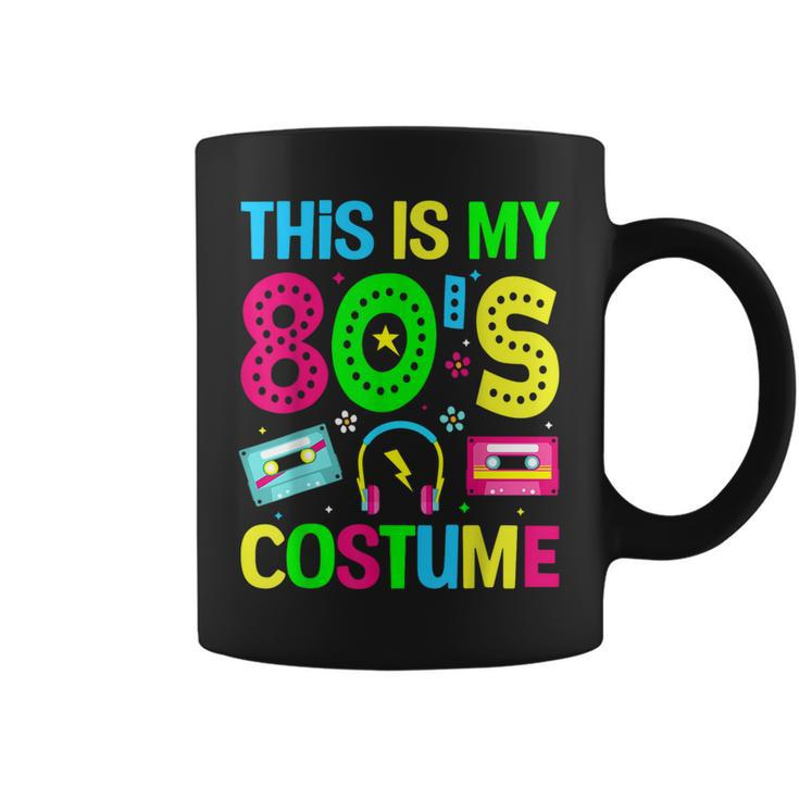 This Is My 80'S Costume Outfit Eighties Retro Party Coffee Mug