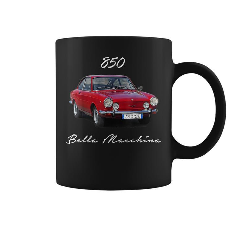 850 Italian Beautiful Car Classic Automobile Vintage Car  Coffee Mug