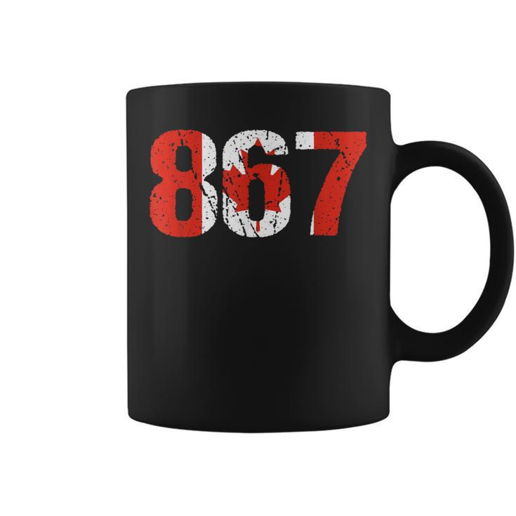 867 Yukon Northwest Territories And Nunavut Area Code Canada Coffee Mug