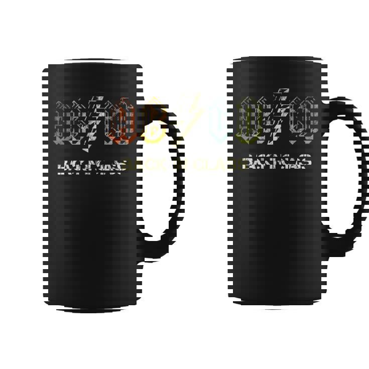 Abcd Teacher Back To School Teacher Student Rock Coffee Mug