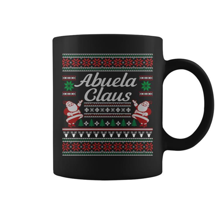 Abuela Claus Ugly Christmas Sweater Pajamas Pjs Coffee Mug