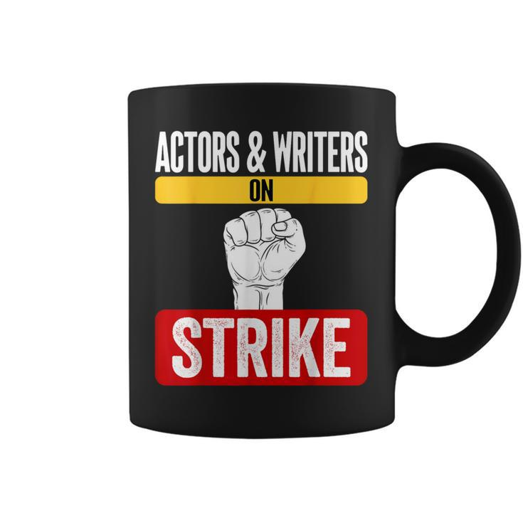 Actors And Writers On Strike I Stand With Writers Guild Wga Coffee Mug
