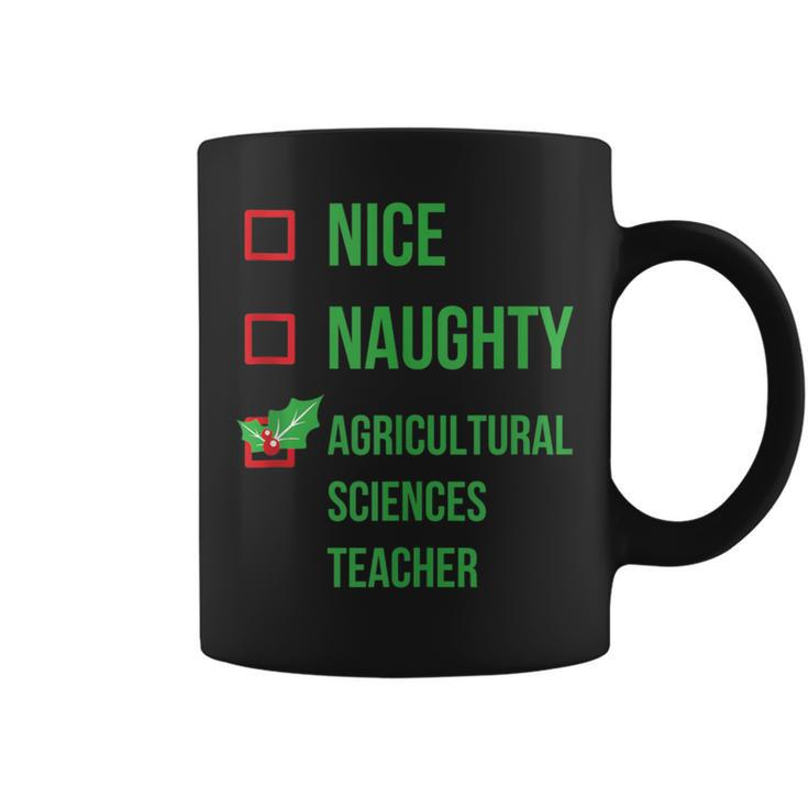Agricultural Sciences Teacher Pajama Christmas Coffee Mug