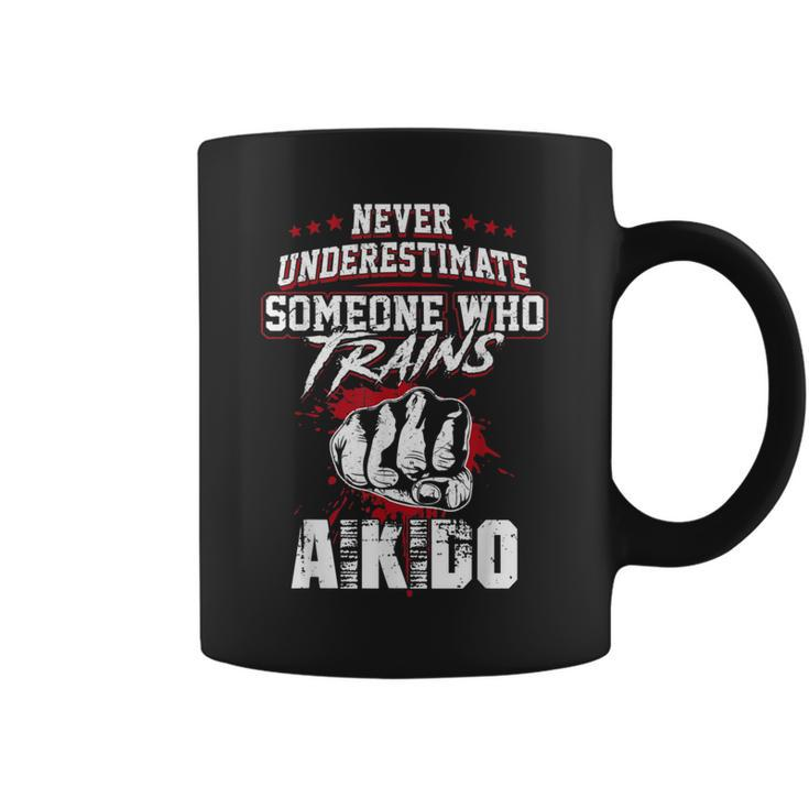 Aikido Never Underestimate Coffee Mug