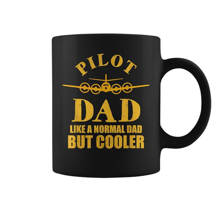 Airplane Flying Pilot Aircraft Aviation Father Dad Cool  Funny Gifts For Dad Coffee Mug