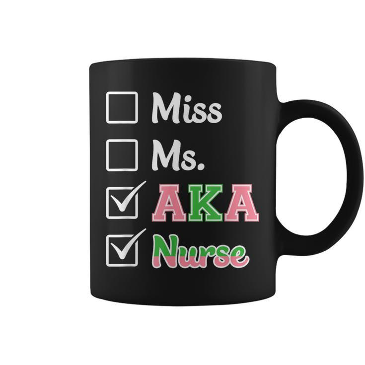 Aka Nurse J15 Founder's Day Aka Black Pride Aka Nurse Coffee Mug