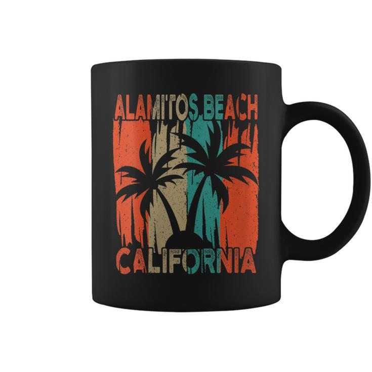 Alamitos Beach California Retro Coffee Mug