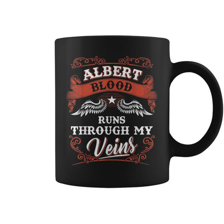 Albert Blood Runs Through My Veins Family Christmas Coffee Mug