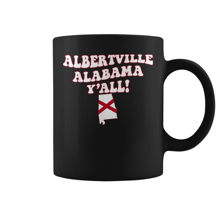 Albertville Alabama Y'all Al Southern Vacation Coffee Mug