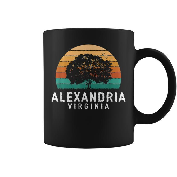 Alexandria Vintage Sunset Virginia Souvenir Coffee Mug