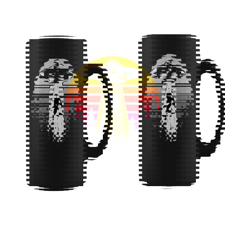 Alien Bigfoot Moon Sasquatch Ufo Extraterrestrial Men Women  Coffee Mug