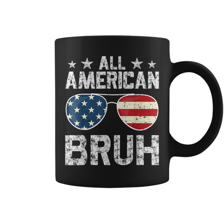 All American Bruh 4Th Of July Boys Patriotic Boys Ns Men Patriotic Funny Gifts Coffee Mug