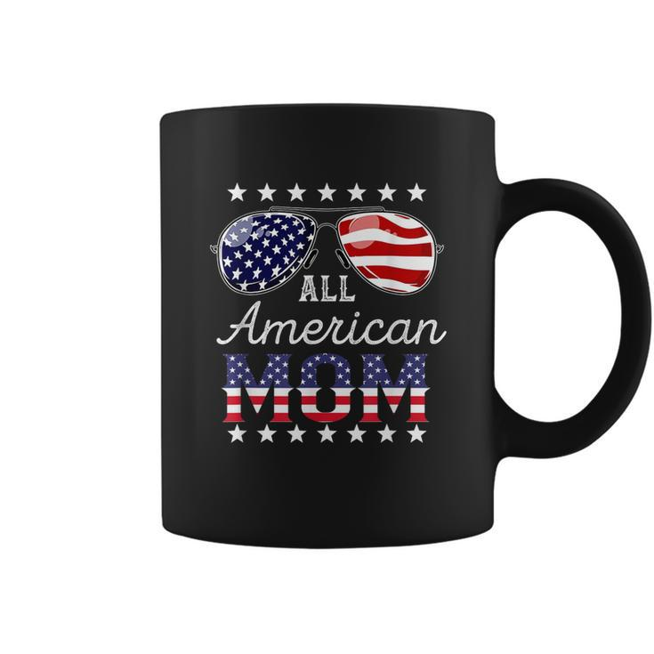 All American Mom 4Th Of July Sunglasses Family  Coffee Mug