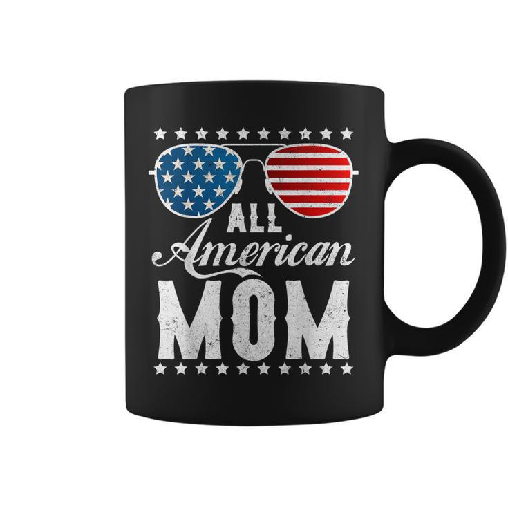 All American Mom - Usa Flag 4Th Of July Matching Sunglasses  Coffee Mug