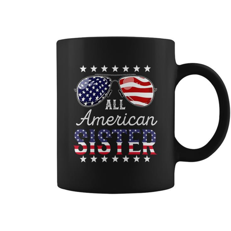 All American Sister 4Th Of July Sunglasses Family Coffee Mug