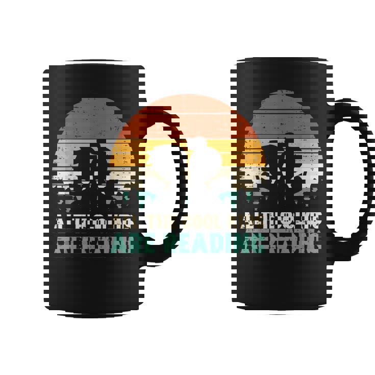 All Kids Are Reading Retro Read Book Lover Boys Girls Reading Funny Designs Funny Gifts Coffee Mug