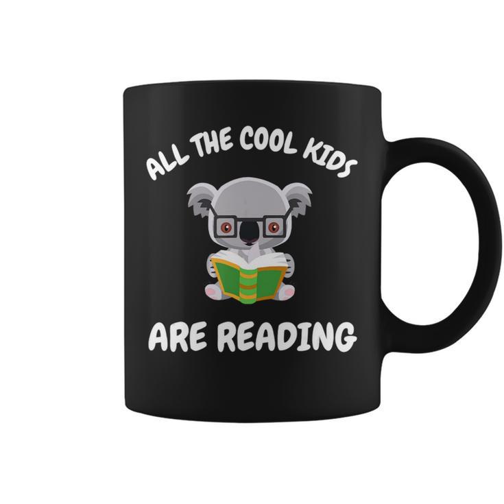 All The Cool Kids Are Reading Koala Bear Read Coffee Mug