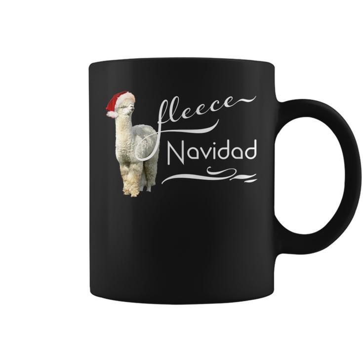 Alpaca Fleece Navidad Christmas T Coffee Mug