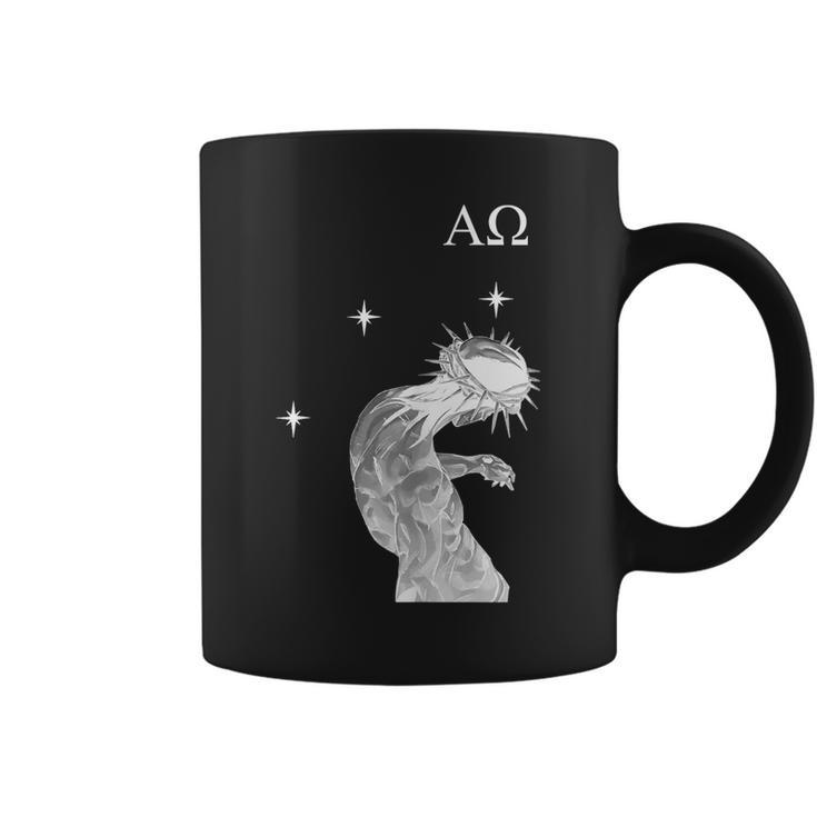 Alpha Omega Jesus Is King Seek Kingdom Jojo King Funny Gifts Coffee Mug