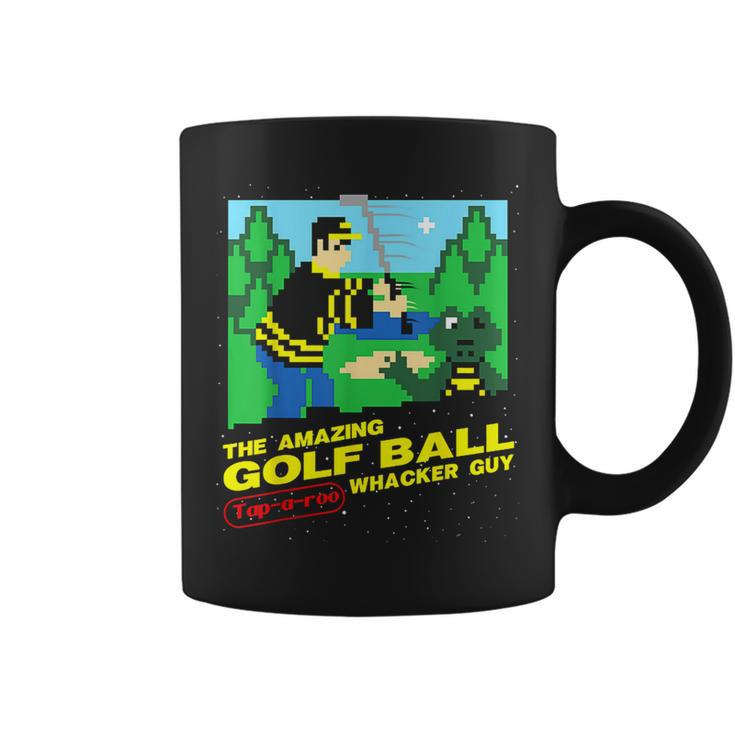 The Amazing Golf Ball Tap-A-Roo Whacker Guy Coffee Mug