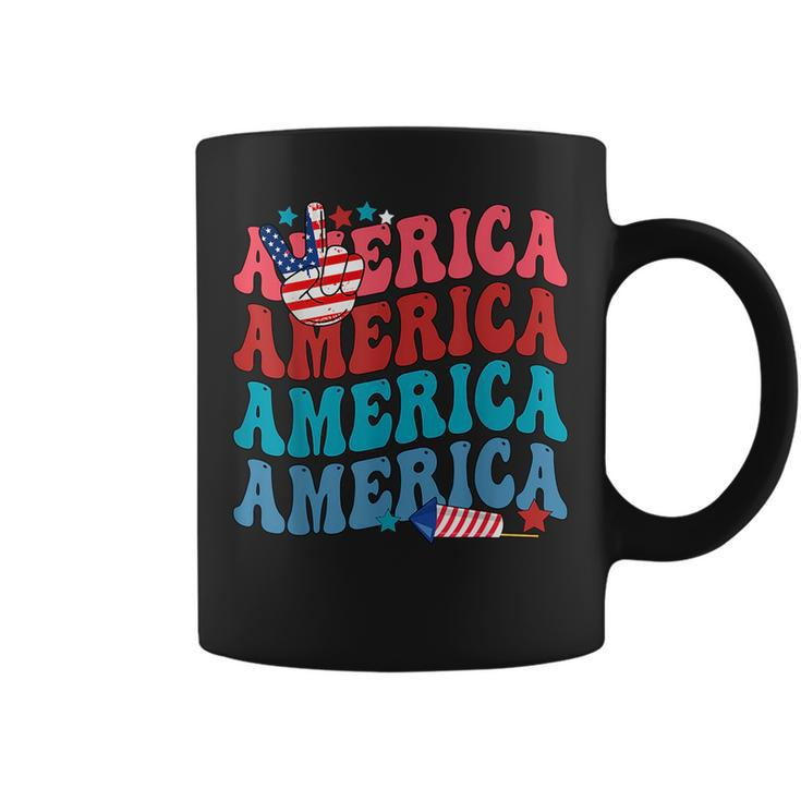 America Patriotic 4Th Fourth Of July Independence Day  Coffee Mug