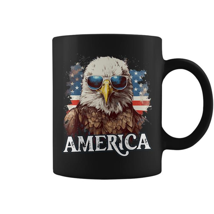 America Patriotic Eagle 4Th Of July American Flag  Coffee Mug