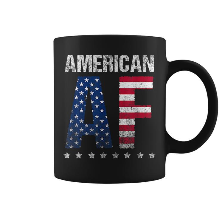 American Af 4Th Of July Funny Novelty Design For Merica  Coffee Mug