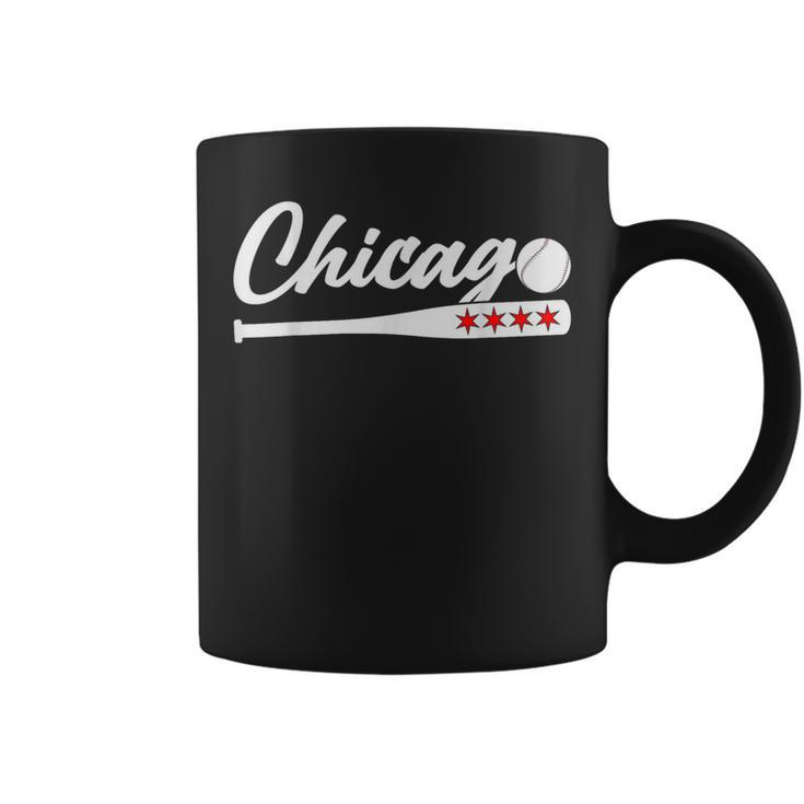 American Chicago Baseball Bat Chicago Lover  Baseball Funny Gifts Coffee Mug