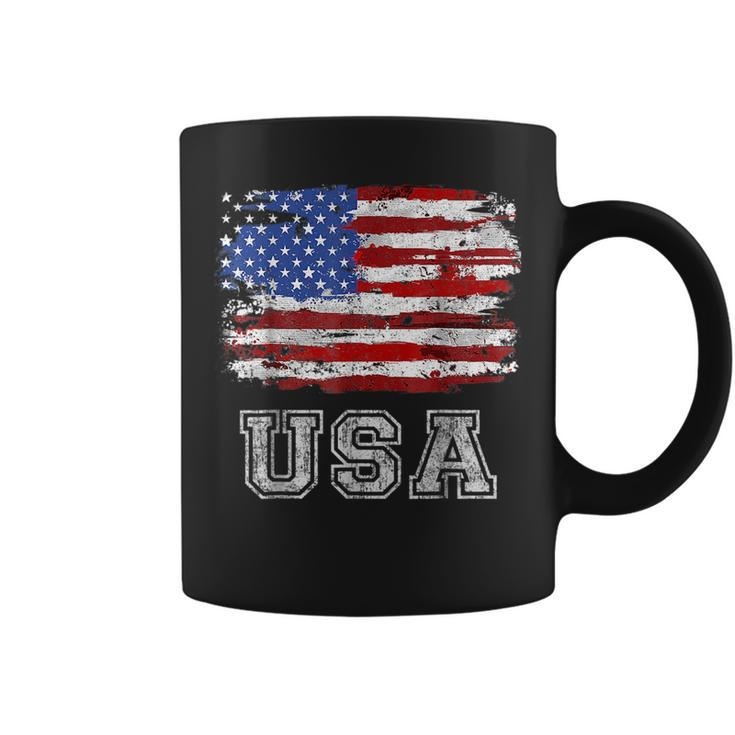 American Flag Usa United States Of America Us 4Th Of July  Usa Funny Gifts Coffee Mug