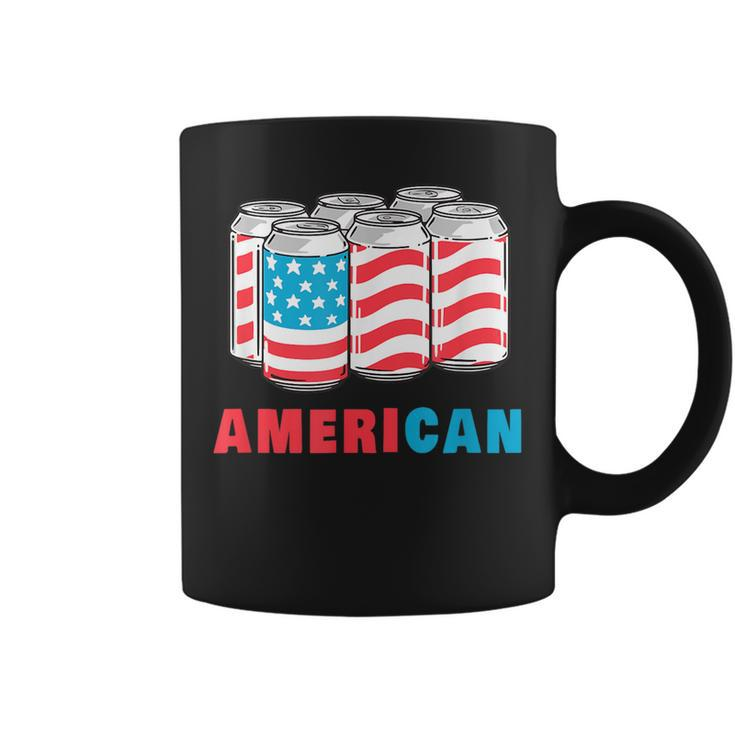 American Funny 4Th Of July Beer Patriotic Usa Flag Merica  Patriotic Funny Gifts Coffee Mug
