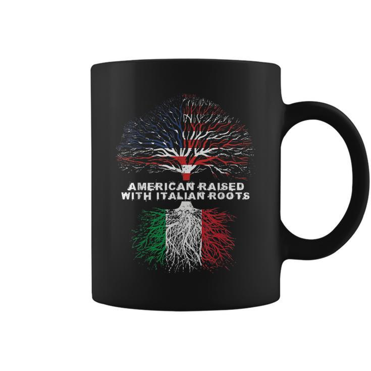 American Raised With Italian Roots Italy  Coffee Mug