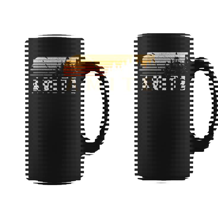 Amite La Vintage Evergreen Sunset Eighties Retro Coffee Mug