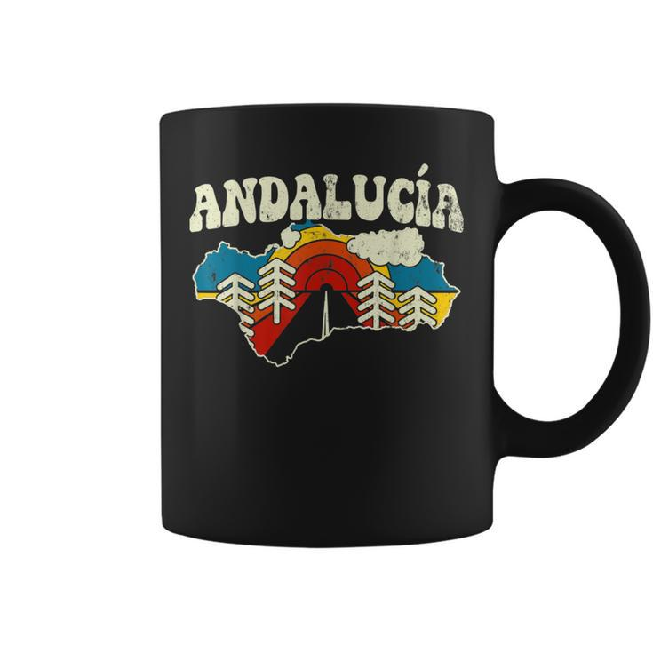Andalusia Spain Vintage Spanish Community Rainbow Retro 70S Coffee Mug