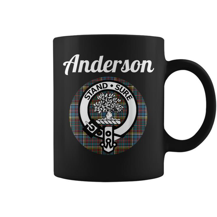 Anderson Clan Scottish Name Coat Of Arms Tartan Anderson Funny Gifts Coffee Mug