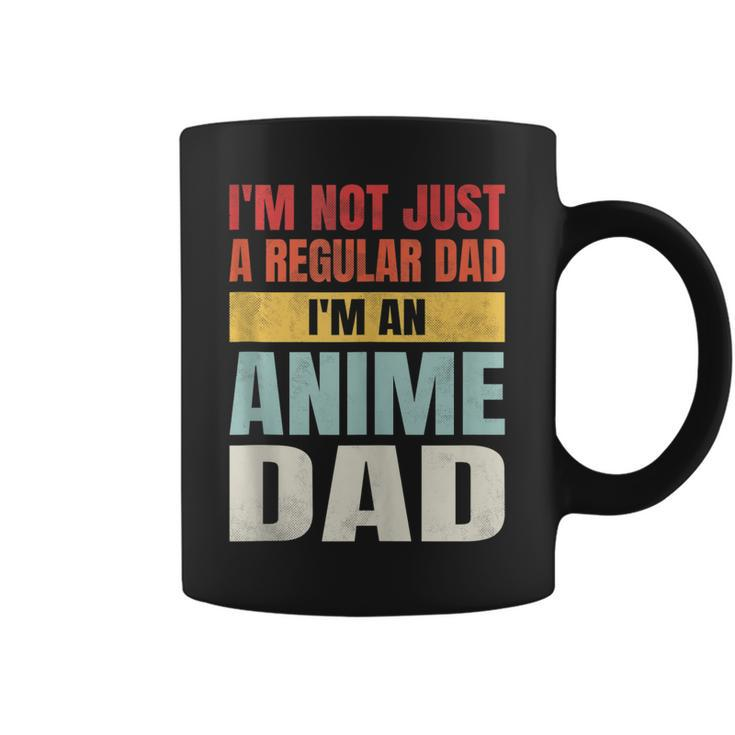 Anime Fathers Birthday Im An Anime Dad Funny Retro Vintage  Gift For Women Coffee Mug