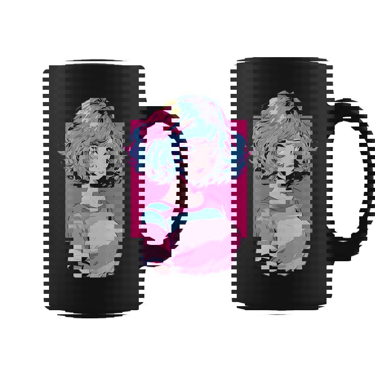 Anime Girl Anime Otaku Japanese Aesthetic Coffee Mug