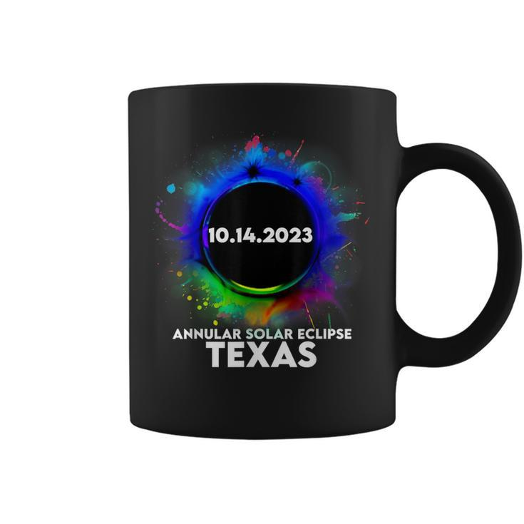 Annular Solar Eclipse October 14 2023 Texas Coffee Mug
