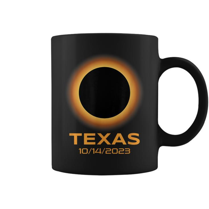Annular Solar Eclipse October 2023 Texas Astronomy Coffee Mug