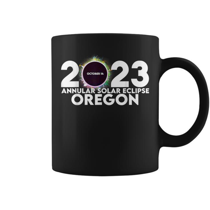 Annular Solar Eclipse Oregon 2023 Coffee Mug