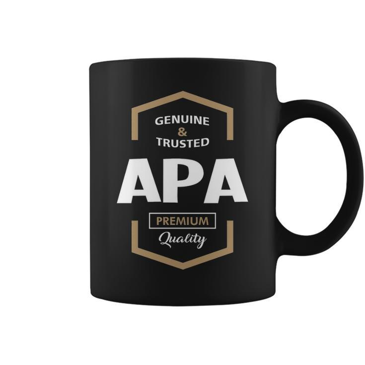 Apa Grandpa Gift Genuine Trusted Apa Quality Coffee Mug