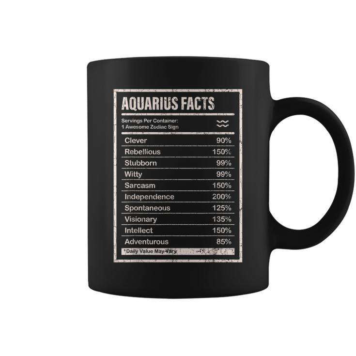 Aquarius Facts Apparel For Men And Women Funny Zodiac Gift  Gift For Women Coffee Mug