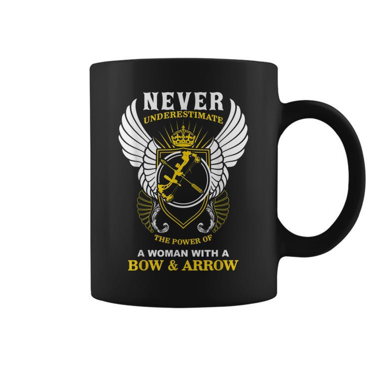 Archery Never Underestimate Coffee Mug
