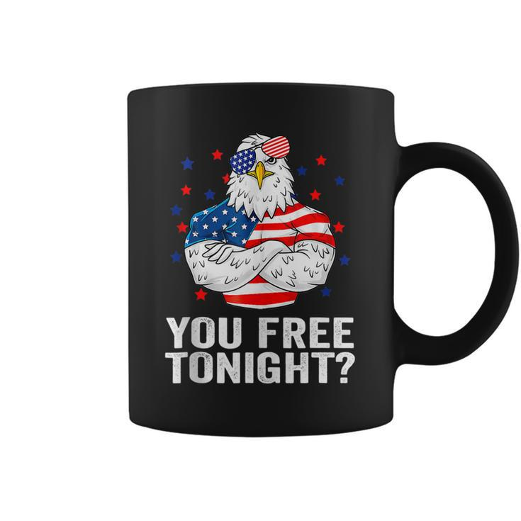 Are You Free Tonight 4Th Of July Independence Day Bald Eagle Coffee Mug
