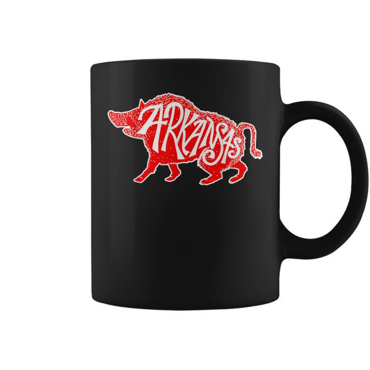 Arkansas Hog Hunting Animal Wild Boar Vintage Coffee Mug