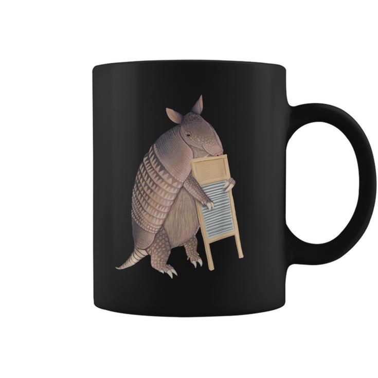Armadillo Playing The Washboard Coffee Mug