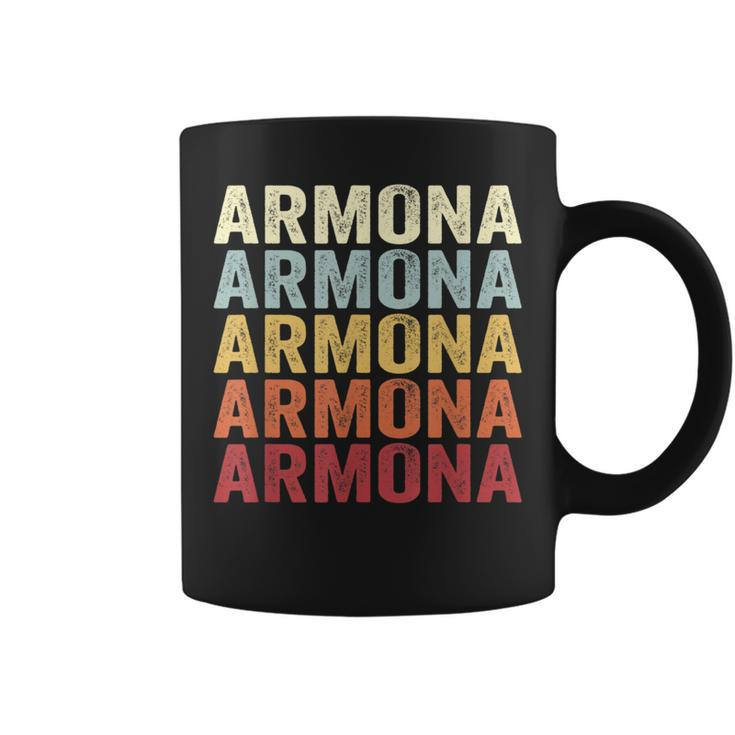 Armona California Armona Ca Retro Vintage Text Coffee Mug