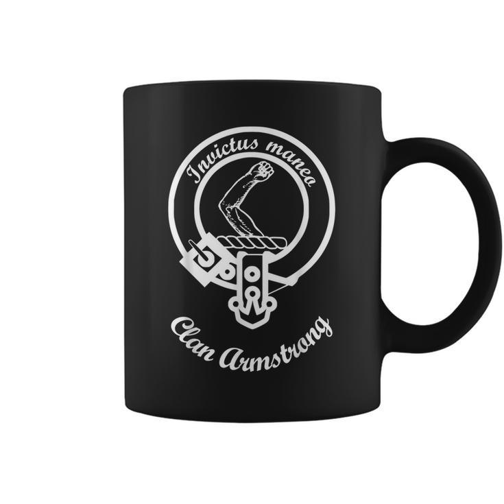 Armstrong Surname Last Name Scottish Clan Tartan Badge Crest Funny Last Name Designs Funny Gifts Coffee Mug