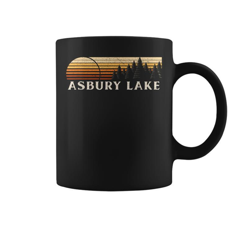 Asbury Lake Fl Vintage Evergreen Sunset Eighties Retro Coffee Mug